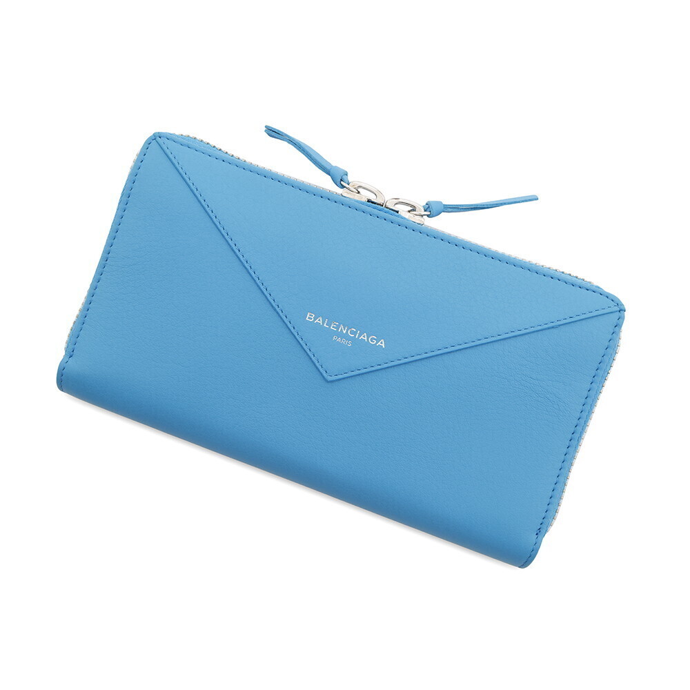 Balenciaga Paper Continental Wallet Round Zipper